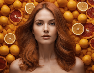 Mujer pelo saludable